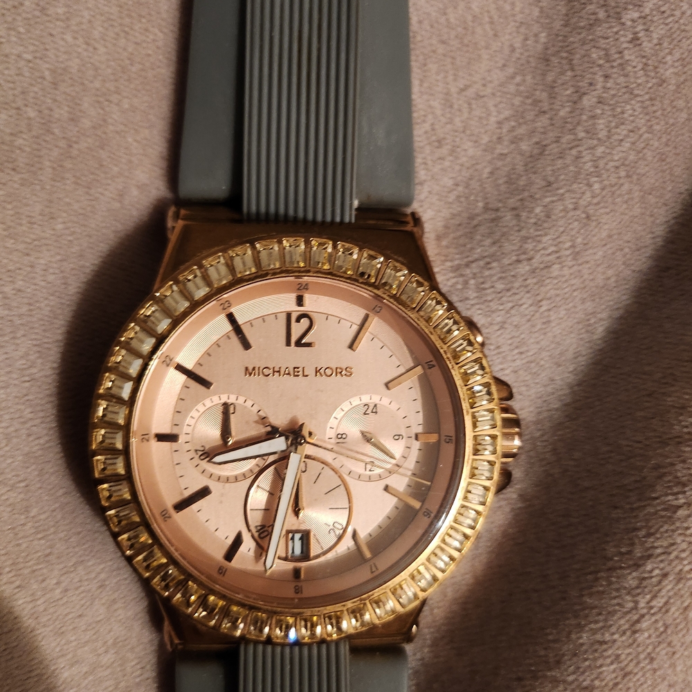 Michael Kors Gold and Gray Watch